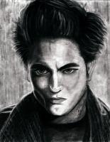 Charcoal - Robert Pattinson - Hand Drawn